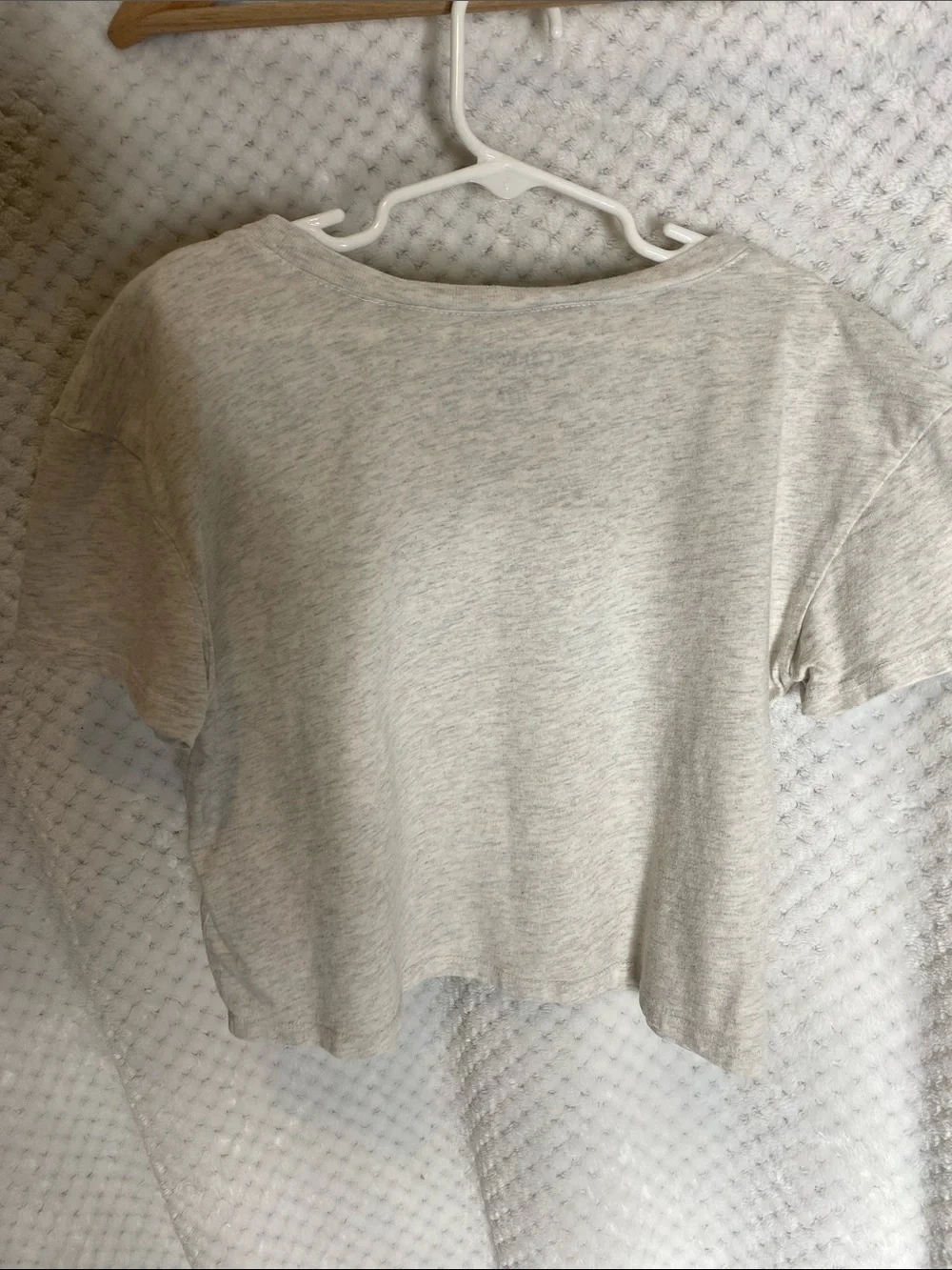 OshKosh B'gosh Light Gray Horse Graphic Tee with Blue Embroidered Mane